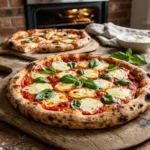 Food photo for Homemade Pizza Margherita Recipe with Fresh Mozzarella and Basil, published on kuchniatwist.