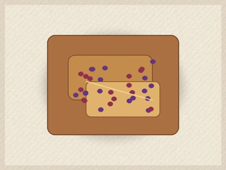 Sliced berry yogurt loaf cake with mixed berries and tender crumb on a plate.