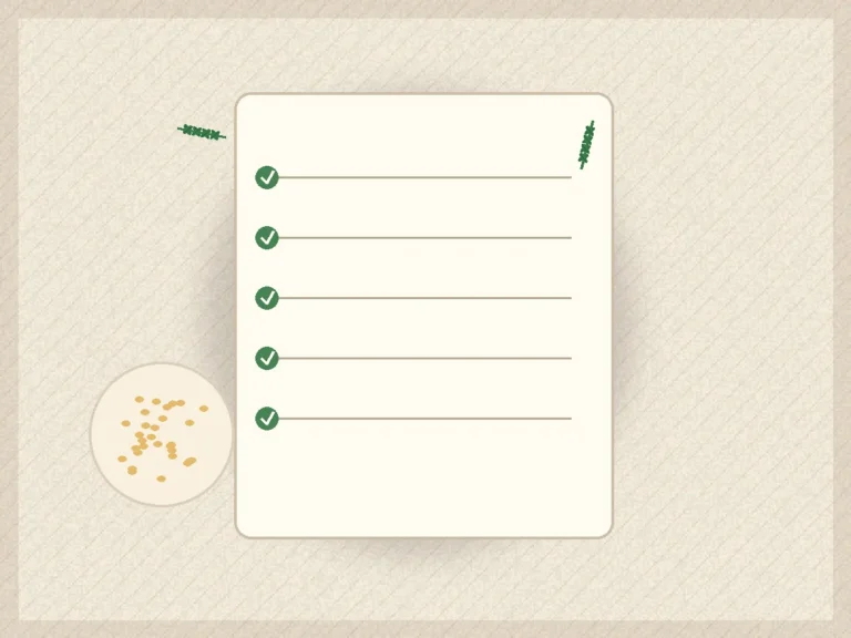 Weeknight dinner planning scene with notebook, vegetables, rice, and simple meal prep ingredients.