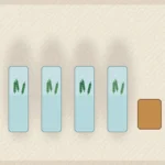 Fresh herbs stored in jars and loosely wrapped on a clean kitchen counter.